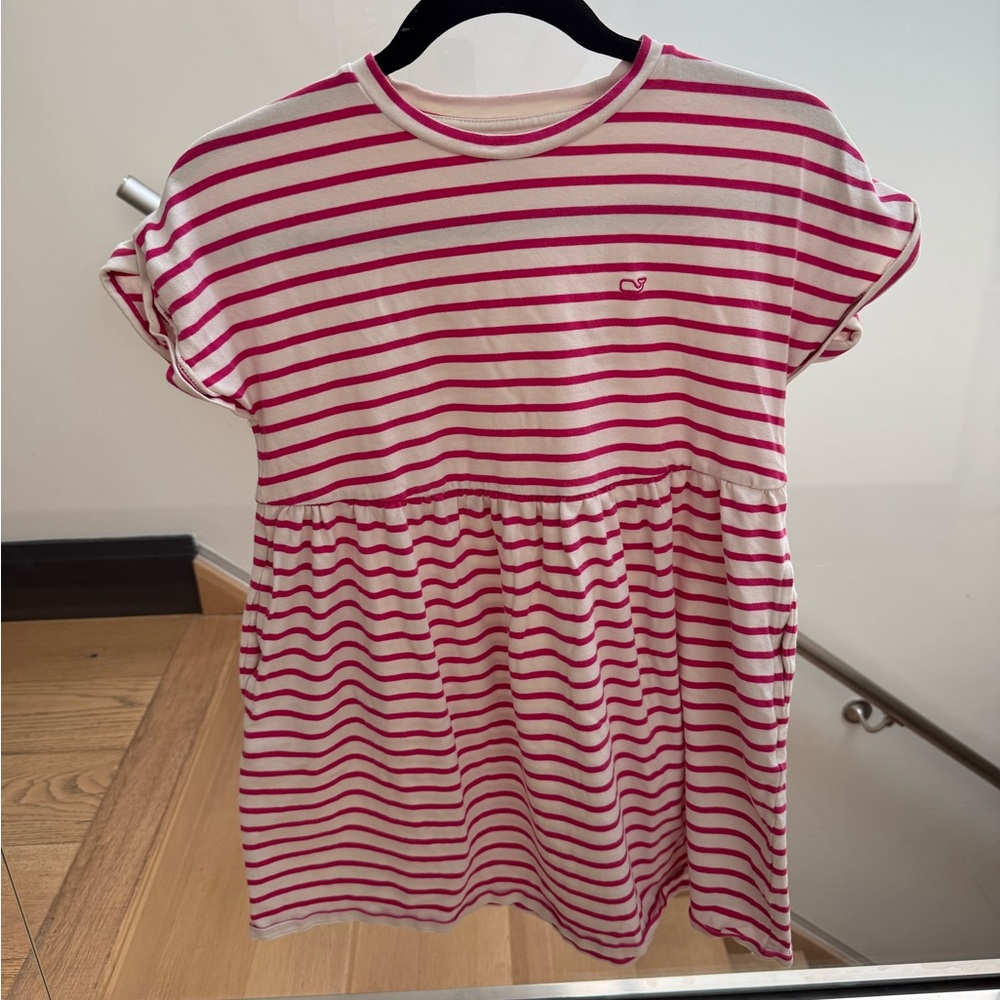 Vineyard Vines Pink and White Striped Top